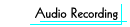 Audio Recording
